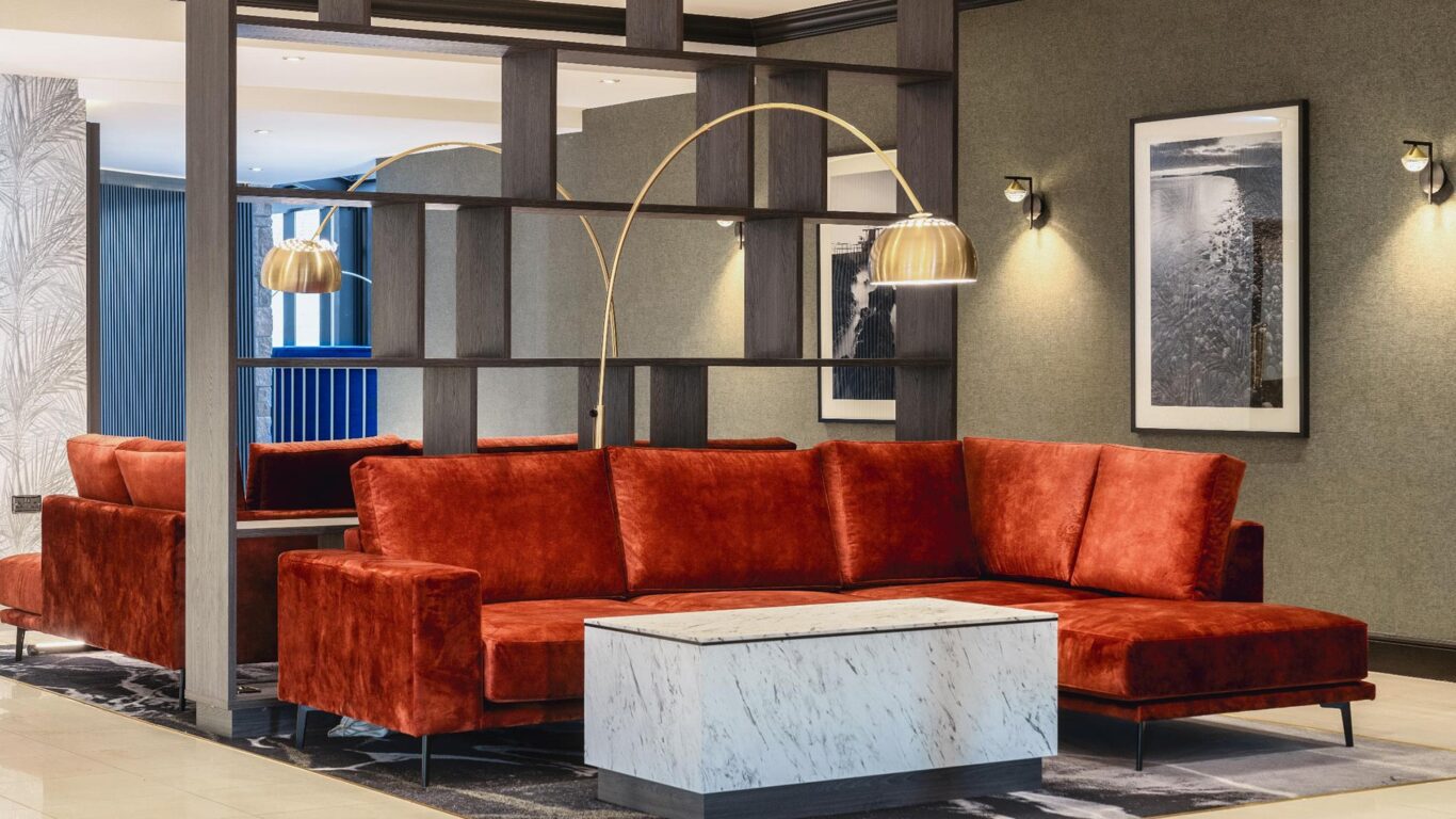 clybaun-lobby-orange-sofa-min